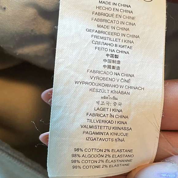 Michael Kors Zipper Pocket Detail Logo Skinny Jeans size 2 - Khaki - Picture 6 of 6